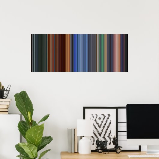 Hero-filmbarcode Poster (Thuiskantoor)