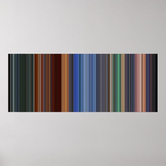 Hero-filmbarcode Poster (Voorkant)