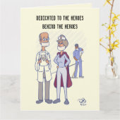 Hero Folded Wenskaart Kaart (Gele Bloem)