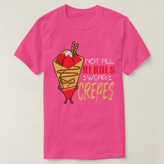 Hero Food Crepes Chef Cook Cooking T-shirt (Design voorkant)