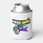 Hero Gitaar Legend Retro  Illustration Kan Blikjeskoeler (Blikje Voorkant)