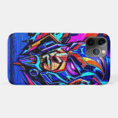 Hero Graffiti Burst Case-Mate iPhone Case (Achterkant (horizontaal))
