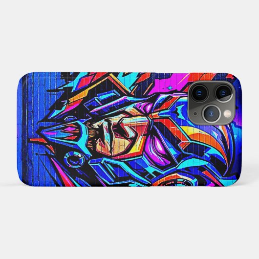 Hero Graffiti Burst Case-Mate iPhone Case (Achterkant (horizontaal))