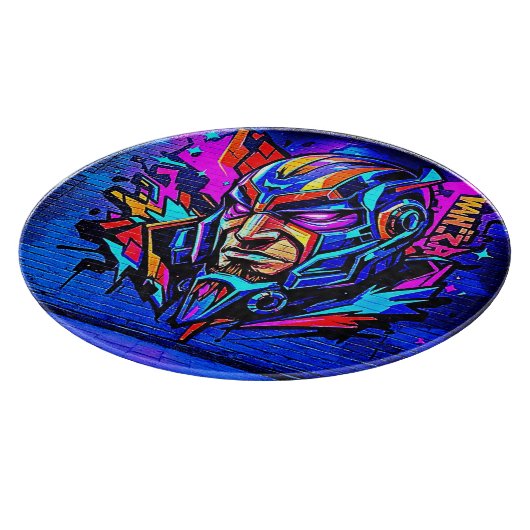 Hero Graffiti Burst Snijplank (Hoek)