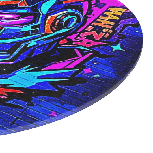 Hero Graffiti Burst Snijplank (Hoek)