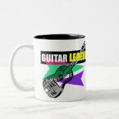 Hero Guitar Legend Retro  Illustratie Mok (Links)