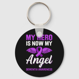 Hero is nu mijn Angel Dementie Awareness Alzheimer Sleutelhanger