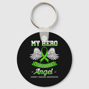 Hero is nu mijn Angel Kidney Disease Transplantati Sleutelhanger