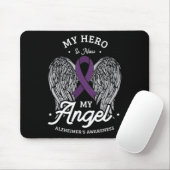 Hero is nu mijn engel Alzheimerheimer Bewustzijn H Muismat (Met muis)