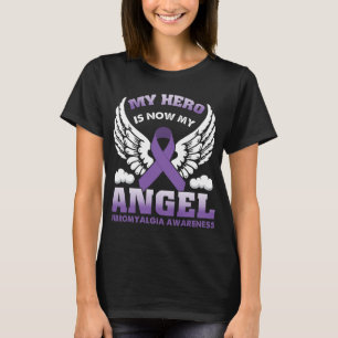 Hero is nu mijn engel fibromyalgie bewustzijnsdag t-shirt