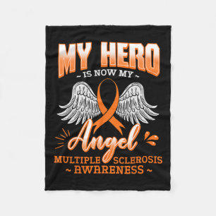 Hero is nu mijn engel multiple sclerose glial litt fleece deken