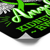 Hero is nu mijn engel nierziekte groen lint G Poster