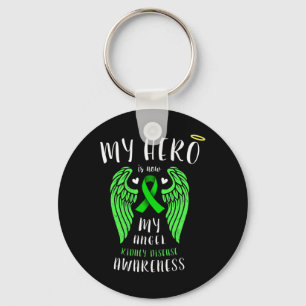 Hero is nu mijn engel - nierziekte herinnering sleutelhanger
