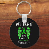 Hero is nu mijn engel - nierziekte herinnering sleutelhanger (Voorkant)