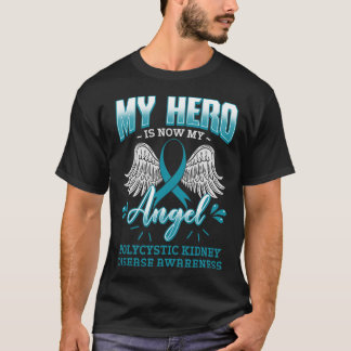 Hero is nu mijn engel polycysteuze nierziekte weg t-shirt