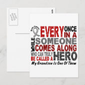 HERO KOMT OP ÉÉN KANKER T-Shirts Briefkaart (Voorkant / Achterkant)