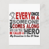 HERO KOMT OP ÉÉN KANKER T-Shirts Briefkaart (Voorkant)