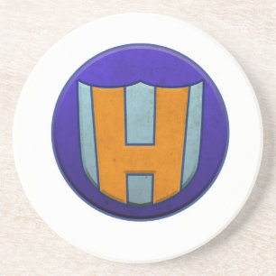 Hero Man & Hero Lass Sandstone Onderzetter