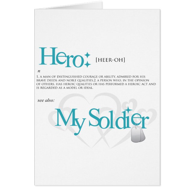 Hero: Mijn soldaat (Voorkant)