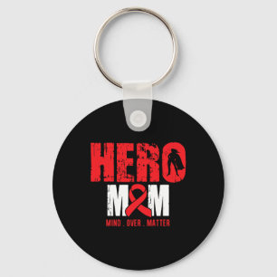 Hero Moeder- Sikkelcelanemie Awareness Supporter R Sleutelhanger