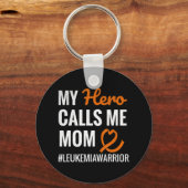 Hero noemt me mama leukemie aanhanger leukemie war sleutelhanger (Voorkant)