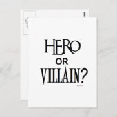 Hero of Villian Briefkaart (Voorkant / Achterkant)