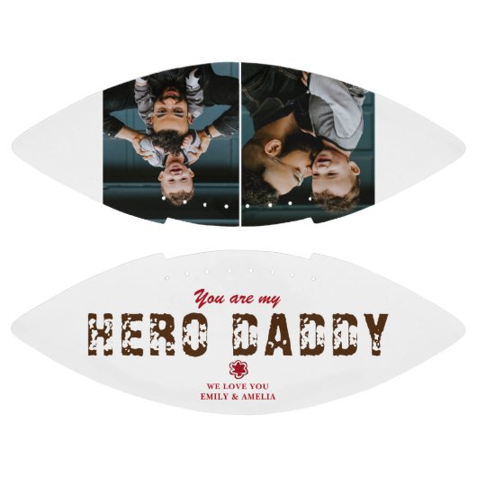 Hero Papa Vader Dag 2 Foto Collage American Football (Panelen)