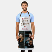 Hero Papa Vader Dag 2 Foto Collage Schort (Gedragen)