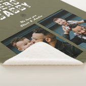 Hero Papa Vader Dag 2 Foto Collage Sherpa Deken (3/4)