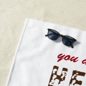 Hero Papa Vader Dag 2 Foto Collage Strandlaken (In situ)