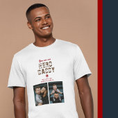 Hero Papa Vader Dag 2 Foto Collage T-shirt