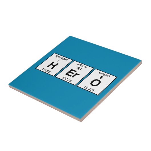 HErO Periodieke Tabel Tegeltje (Zijkant)