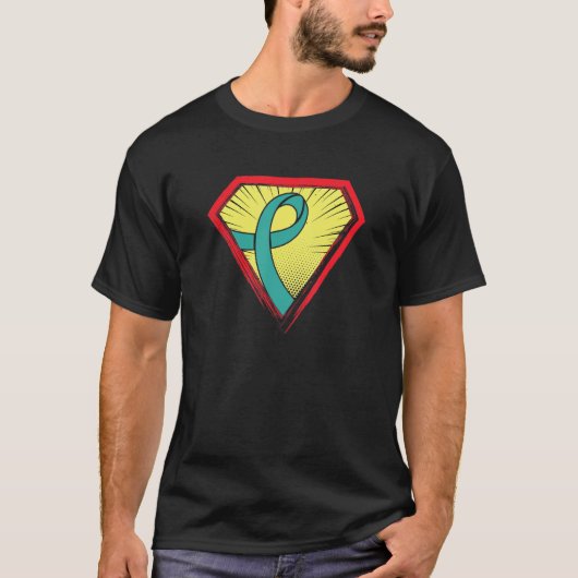 Hero Progressive Supranuclear Palsy Awareness Ribb T-shirt (Voorkant)