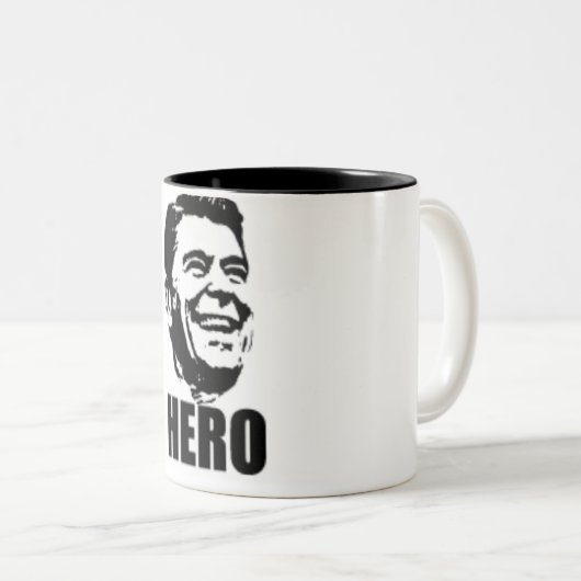 Hero Reagan Tweekleurige Koffiemok (Voorkant rechts)