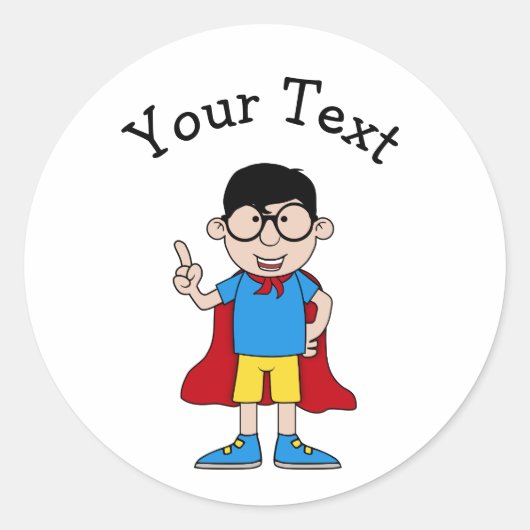 Hero Ronde Sticker (Voorkant)