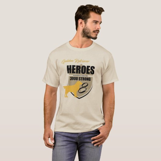 Hero Shield Design T-shirt (Voorkant volledig)