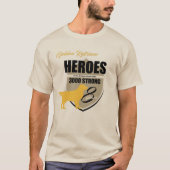 Hero Shield Design T-shirt (Voorkant)