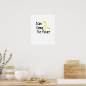 Hero Sterke ondersteuning voor kinderkanker Poster (Keuken)