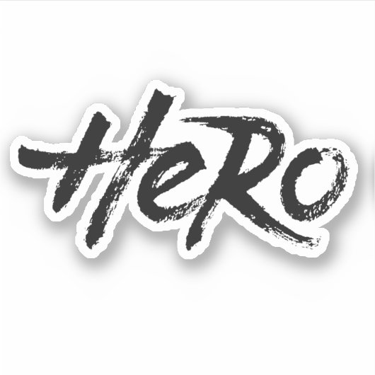 Hero Sticker (Voorkant)