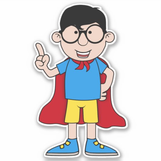 Hero Sticker (Voorkant)
