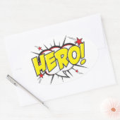 HERO STICKERS (Comic Style) (Envelop)