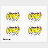 HERO STICKERS (Comic Style) (Vel)