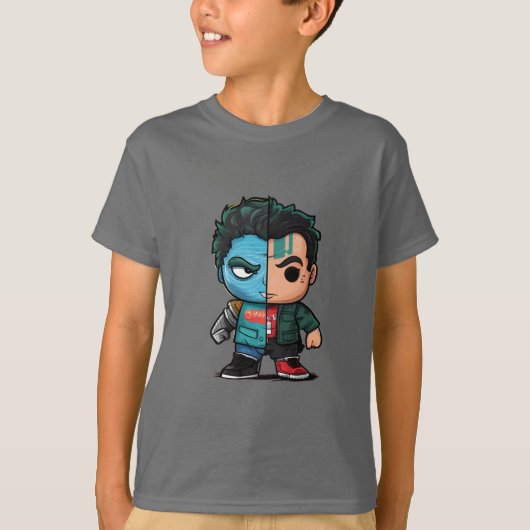 Hero T shirt, Anime T shirt, cartoon cool spul T-shirt (Voorkant)