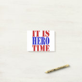 Hero Time Post-it® Notes (Op bureau)