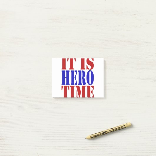 Hero Time Post-it® Notes (Op bureau)