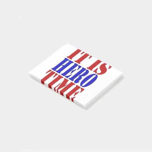 Hero Time Post-it® Notes (Schuin)