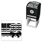 HERO USA Vlag Patriottische Zelfinktstempel Zelfinktende Stempel (In situ)