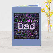 Hero Vaderdag Kaart (Gele Bloem)