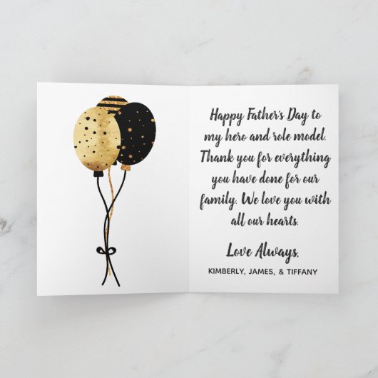 Hero-Vaderdag Kaart (Binnen)