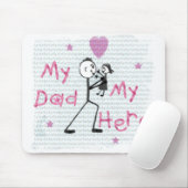 Hero Vaderdag of Andere Muismat van papa (Met muis)